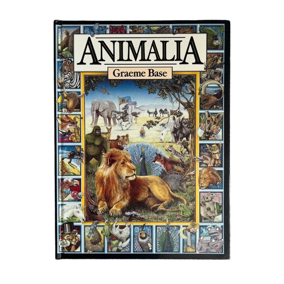 Hardcover Animalia by Graeme Base Vintage 1987 Children's Book - Picture 2 of 13